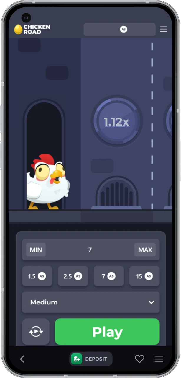 Place a bet and win in Chicken Road on the Skycrown website.