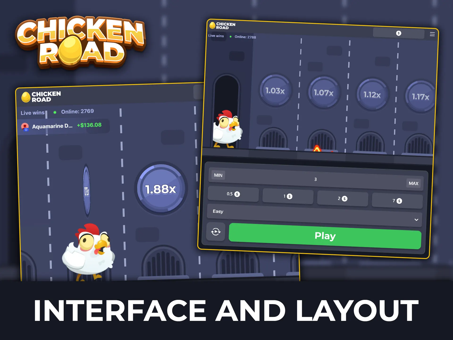 Explore the Chicken Road game interface for a comfortable and intuitive gaming experience.