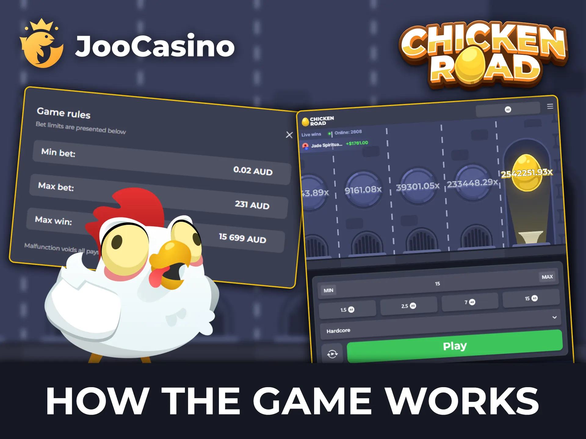 Read a detailed breakdown of the Chicken Road rules at Joo Casino