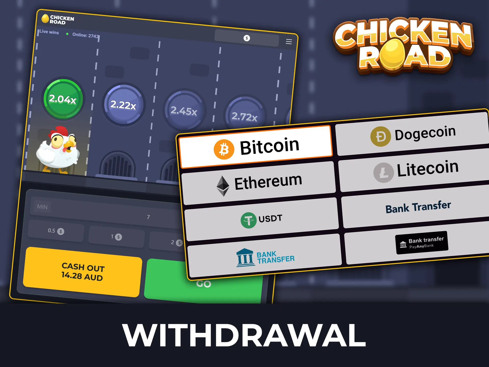 Learn how to safely withdraw your winnings from Chicken Road in Australia.