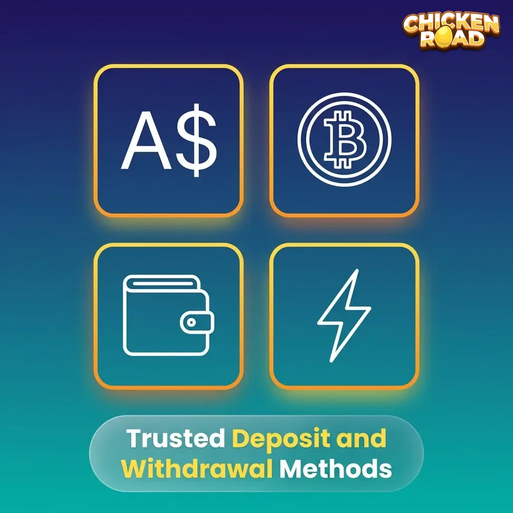 Trusted deposit and withdrawal methods including credit cards, e-wallets, cryptocurrency, and bank transfers.