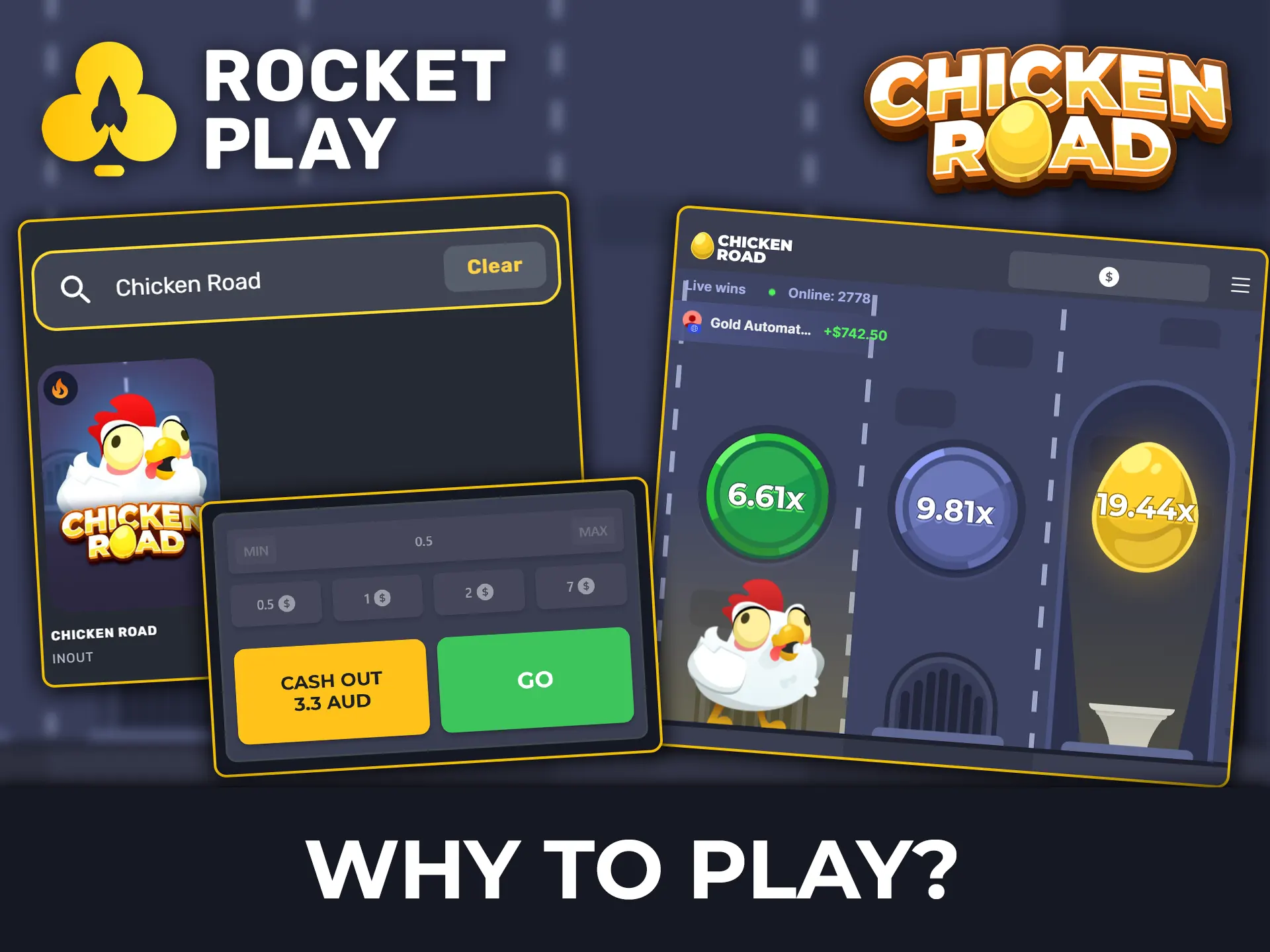 Read our experts' review of the reliability of the Chicken Road game on Rocket Play.